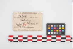 Etikett zu Bronzearmreif (NHMW-PRAE-026243)